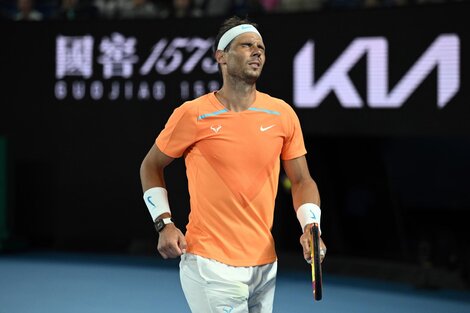 Rafael Nadal, lesionado, se despidió del Abierto de Australia.