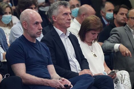 Horacio Rodríguez Larreta, Mauricio Macri y Patricia Bullrich.