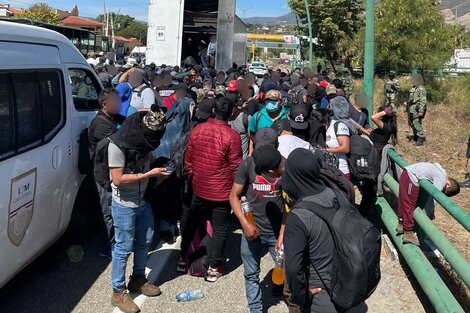 Crisis migratoria: rescatan a 269 migrantes en el sur de México