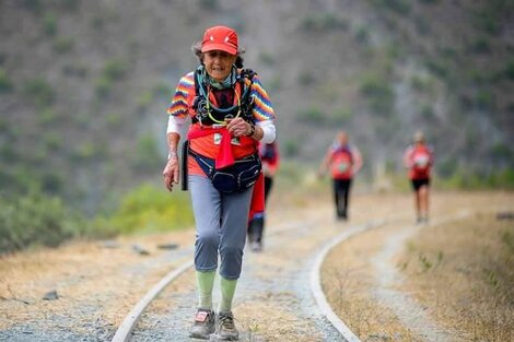 Elisa Forti en carrera. Actualmente se está recuperando de una operación exitosa de cadera