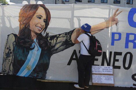 El espacio La Patria es el Otro hará pintadas en el AMBA con la leyenda "Cristina es la esperanza".