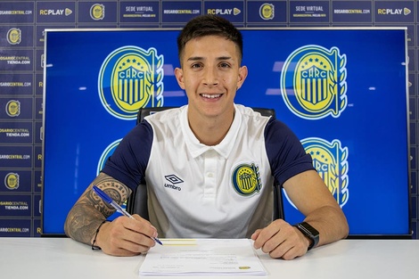 Alan Rodríguez fue la última contratación del club de Arroyito.  (Fuente: Prensa RC)