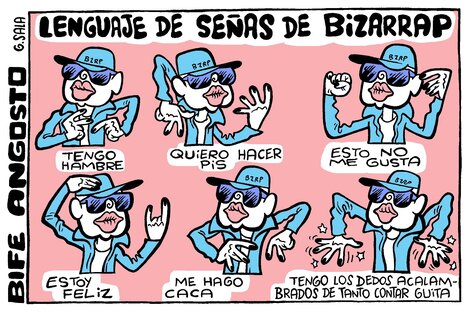 Lenguaje de señas de Bizarrap