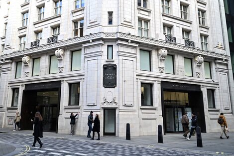 Air W1, el edificio donde se encuentran las oficinas de Twitter en la ciudad de Londres. (Foto: AFP).