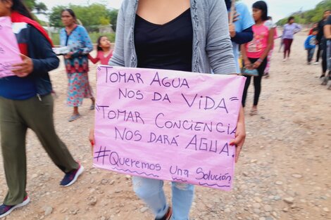 Protestas de comunidades indígenas por la falta de agua 