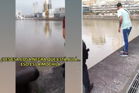 Puerto Madero: un chico murió ahogado tras tirarse al agua para buscar su mochila