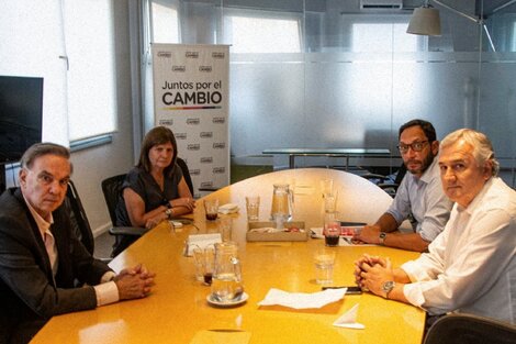 Miguel Ángel Pichetto, Patricia Bullrich, Maximiliano Ferraro y Gerardo Morales.