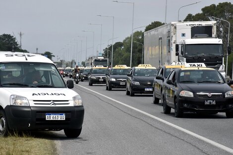 Paro de taxis en Mar del Plata