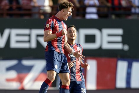 Vombergar celebra el gol del triunfo