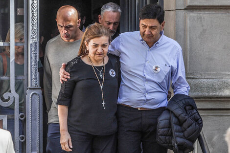 Graciela y Silvino, los padres de Fernando Báez Sosa. Imagen: Télam.