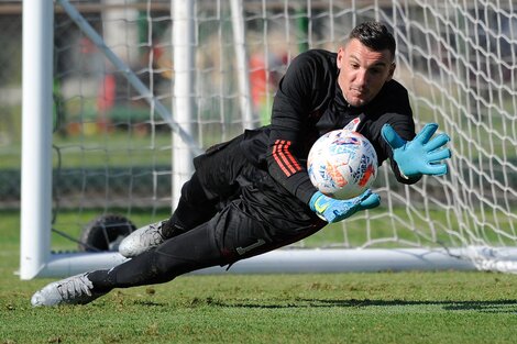 Franco Armani, campeón del Mundo con la Selección, lleva cinco años en River.