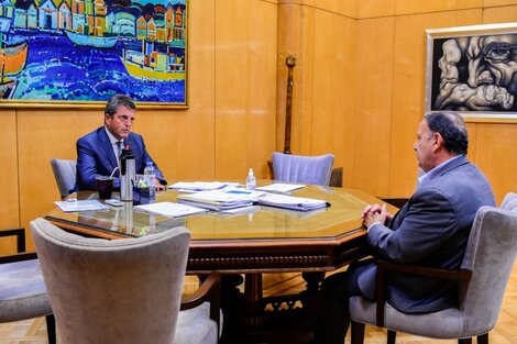 El Gobernador se reunió con el ministro de Economía, Sergio Massa.