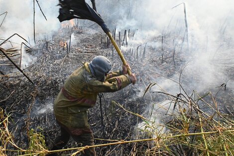 Corrientes: todavía quedan activos cuatro focos ígneos 