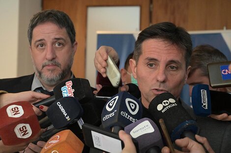 Los fiscales Matías Edery y Luis Schiappa Pietra. (Fuente: Sebastián Granata)