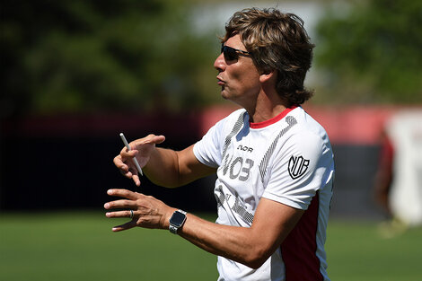 Gabriel Heinze evalúa cambios para enfrentar al Halcón. (Fuente: PRENSA CANOB)