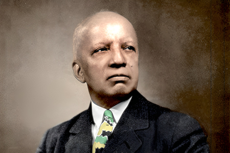 Carter G. Woodson creador e impulsor de la conmemoración.