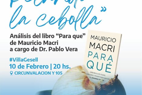 Análisis del libro de Macri en Villa Gesell