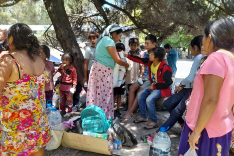 Familias wichí trajeron sus reclamos a la ciudad de Salta 