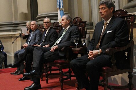 Horacio Rosatti, Juan Carlos Maqueda, Ricardo Lorenzetti y Carlos Rosenkrantz.