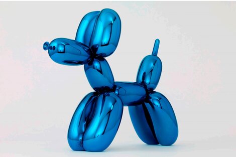 Balloon dog, de Jeff Koons. 