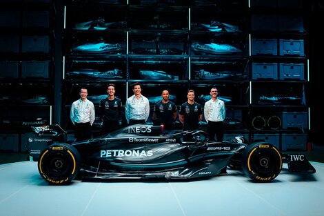 Fórmula 1: el equipo Mercedes presentó su nuevo monoplaza 