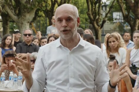 Larreta, de campaña, un jueves en el Conurbano