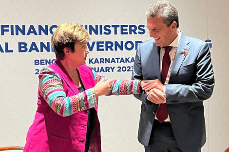 Massa se reunió con Georgieva