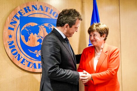 Sergio Massa se reunió con Kristalina Georgieva.