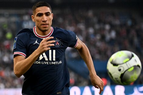 El lateral Achraf Hakimi, en la mira de la Justicia francesa. (Foto: AFP)