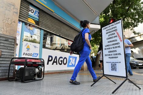 Corte de luz masivo en Argentina: hubo apagón en varias provincias. Imagen: NA.