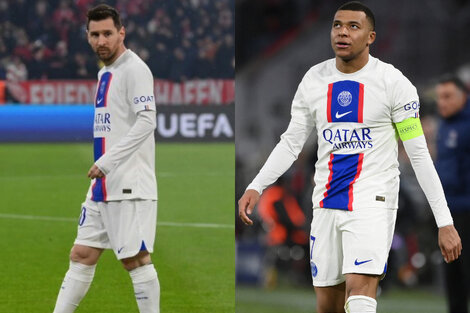 Lionel Messi y Kylian Mbappé no pudieron ante un Bayern Múnich que por momentos pasó por encima al PSG. 