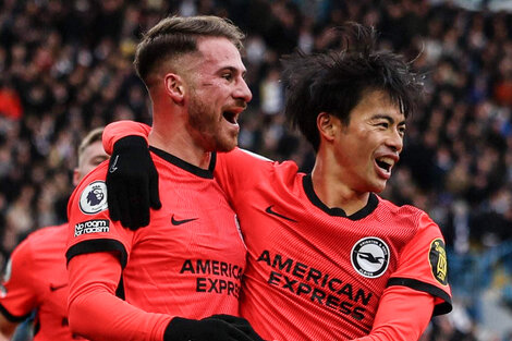 Premier League: Mac Allister anotó en el 2-2 de Brighton ante Leeds