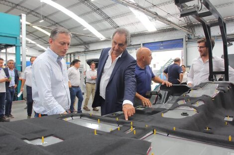 Daniel Scioli y Fernando Grey juntos en Esteban Echeverría 