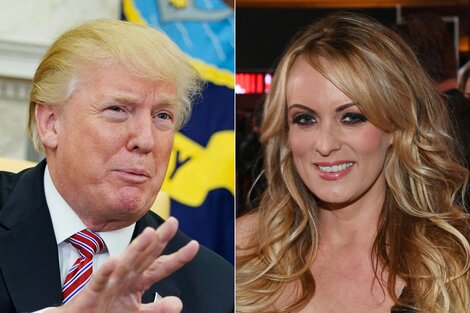 Donald Trump, en conflicto con Stormy Daniels.