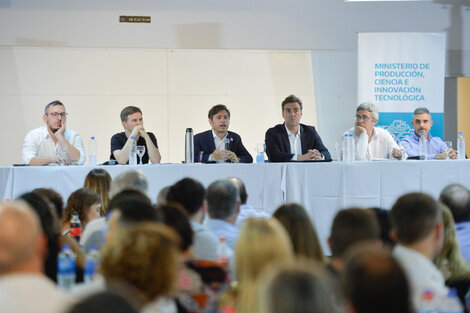 Kicillof encabezó la reunión del Consejo Sectorial Productivo en Luján.  (Fuente: Gobierno de la PBA)