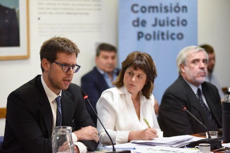 Federico Morgenstern, miembro de la vocalía de Carlos Rosenkrantz, en la comisión de Juicio Político.