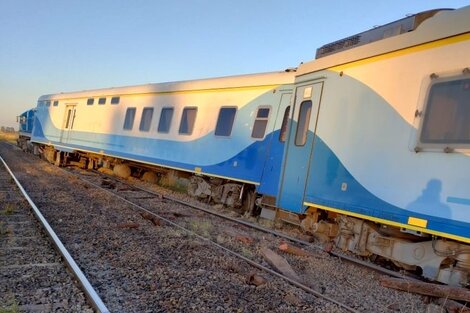 Descarriló el tren a Bahía Blanca a la altura de Olavarría y 247 pasajeros quedaron varados