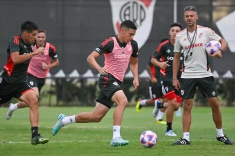 River se entrenará el viernes junto con la Selección.