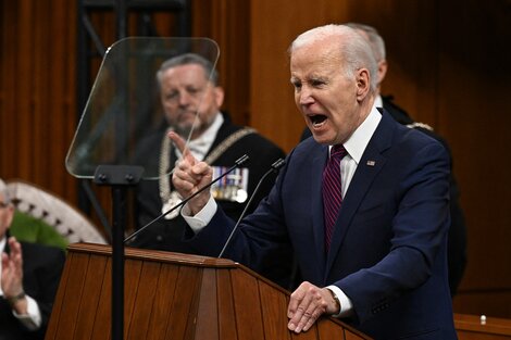 Biden dijo en Canadá que no busca un conflictocon Irán. (Fuente: AFP)