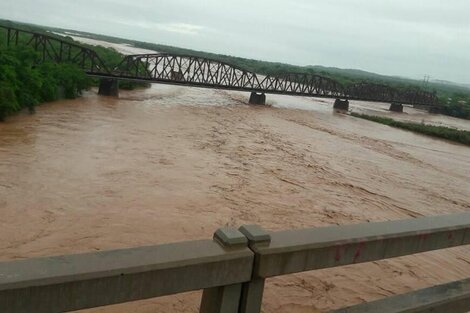 Alerta roja por posibles crecidas del Bermejo 