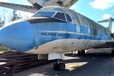 El avión Fokker F-28 se podrá visitar en el museo cordobés de la localida de Oliva. 