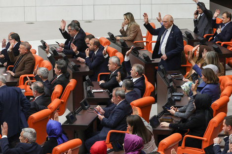 El parlamento turco votó mayoritariamente la aprobación. (Fuente: AFP)