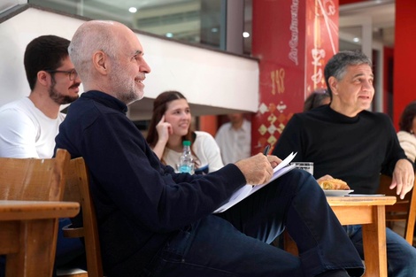 Horacio Rodríguez Larreta junto a Jorge Macri, cartón lleno.