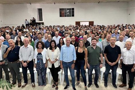 La foto del frente de frentes que tomaron el sábado en Vera.