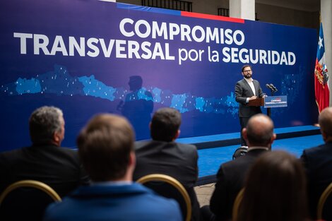 Boric pidió al Congreso "legislar con responsabilidad"en materia de seguridad