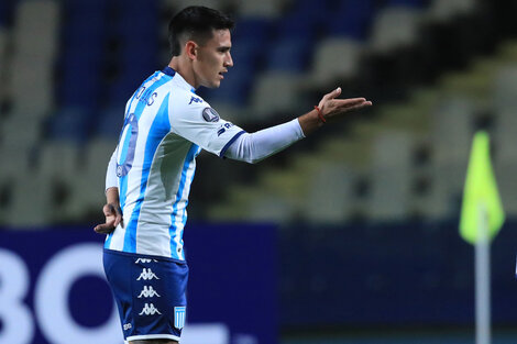 El tremendo golazo de Matías Rojas para Racing en la Libertadores