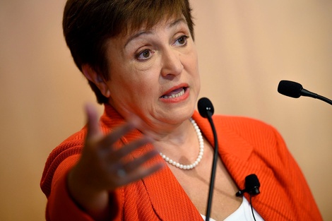 La titular del organismo, Kristalina Georgieva (Fuente: AFP)