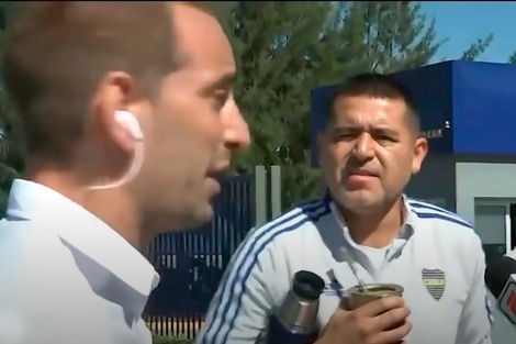 Boca Juniors: Riquelme se molestó con un periodista