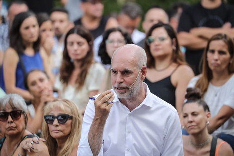 Jefe de Gobierno porteño, Horacio Rodríguez Larreta.