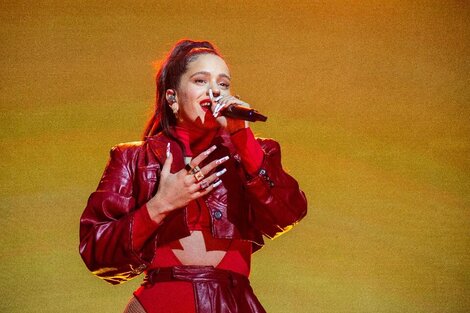 La campera y la minifalda roja de cuero, y el body rojo con cortes laterales, se subastará por una cifra estimativa de entre 2 y 3 mil dólares.